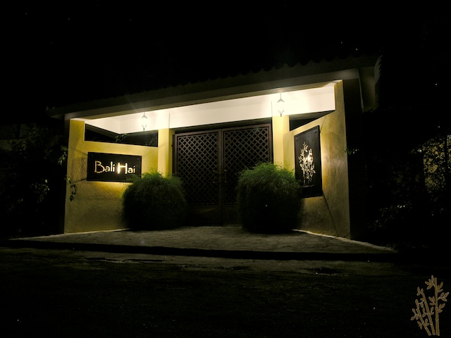Bali Hai Cabarete Entrance at Night